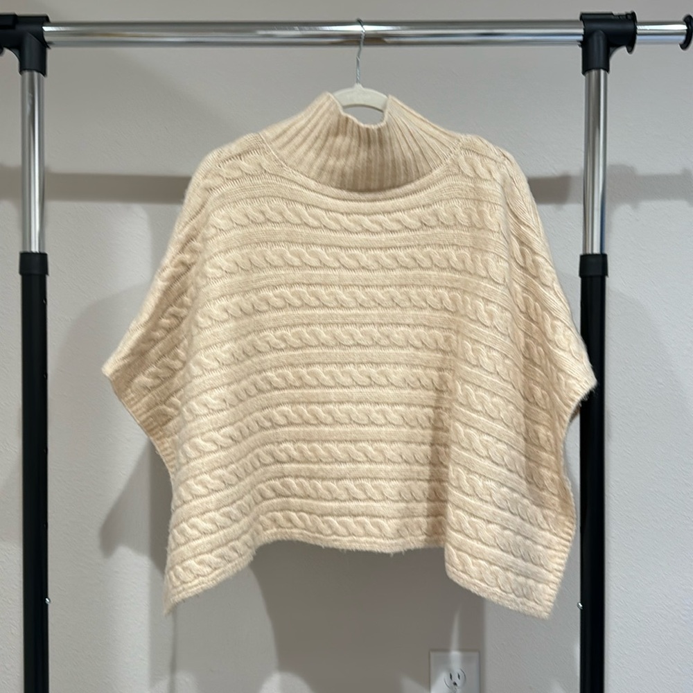 Anthropologie sweater poncho